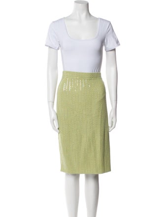 St. John Evening Sequin Embellishments Skirt Set