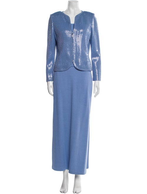 St. John Evening Wool Skirt Set