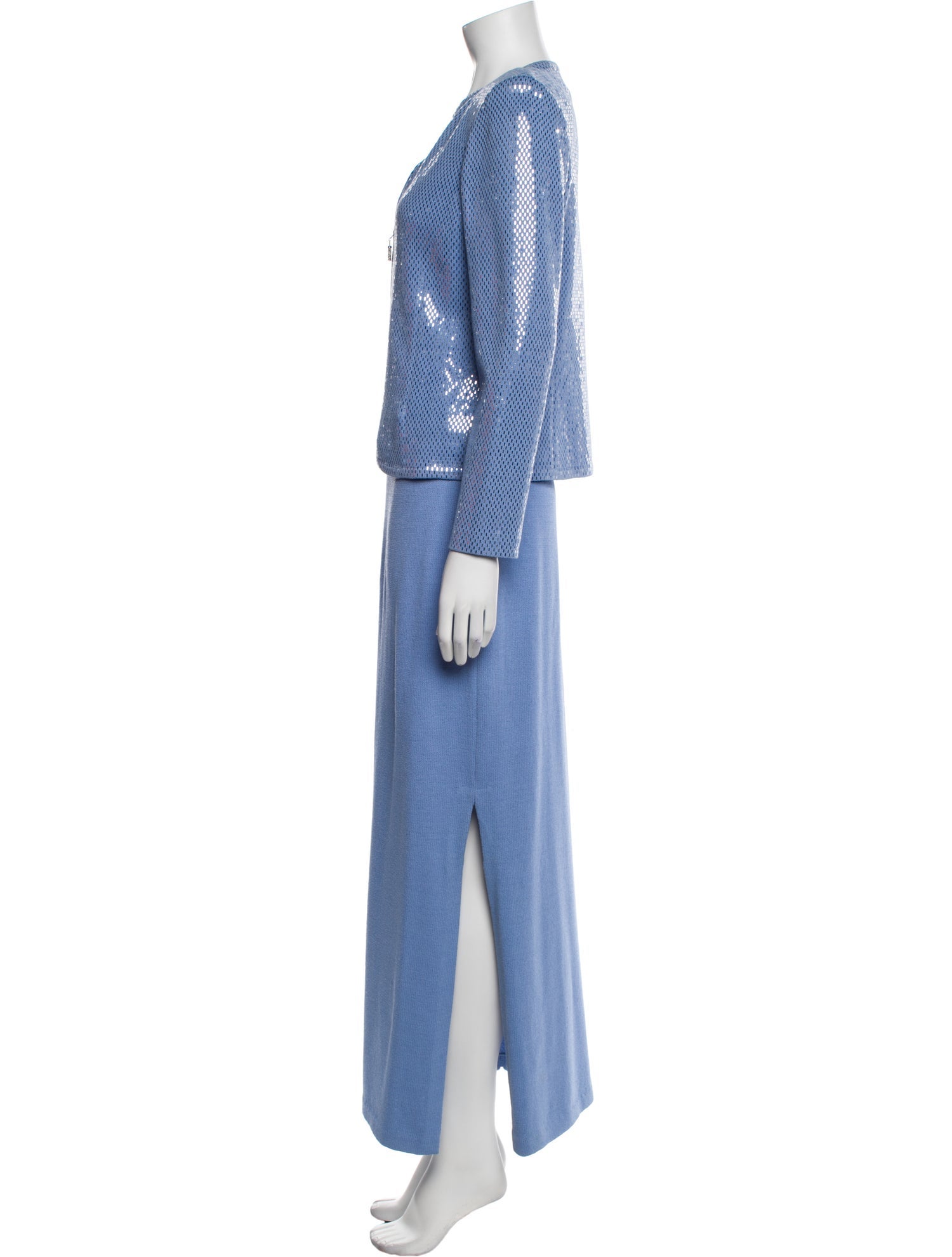 St. John Evening Wool Skirt Set