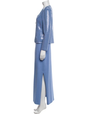 St. John Evening Wool Skirt Set