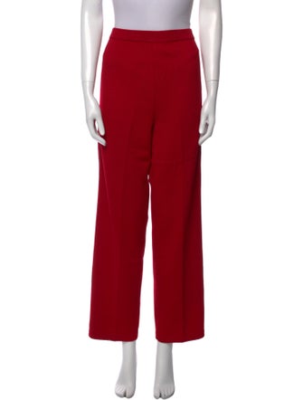 St. John Evening Wool Straight Leg Pants
