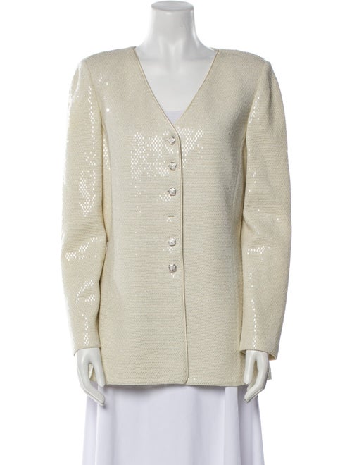 St. John Evening Tweed Pattern Evening Jacket