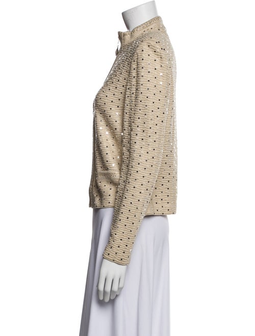 St. John Evening Tweed Pattern Evening Jacket