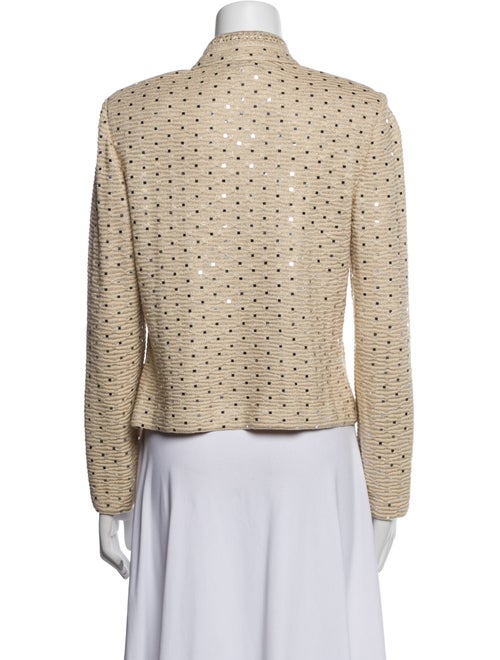 St. John Evening Tweed Pattern Evening Jacket