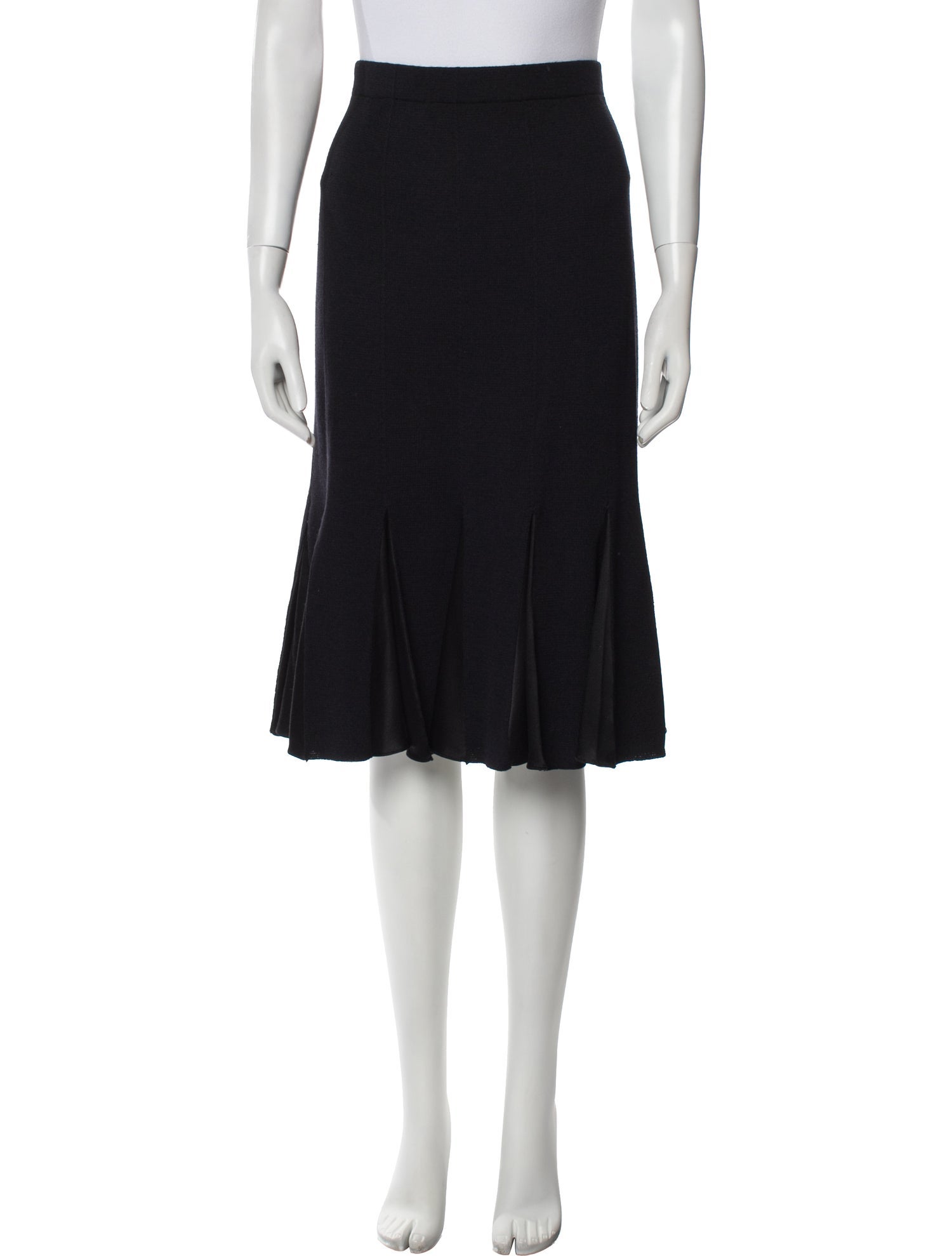 St. John Evening Wool Knee-Length Skirt w/ Tags