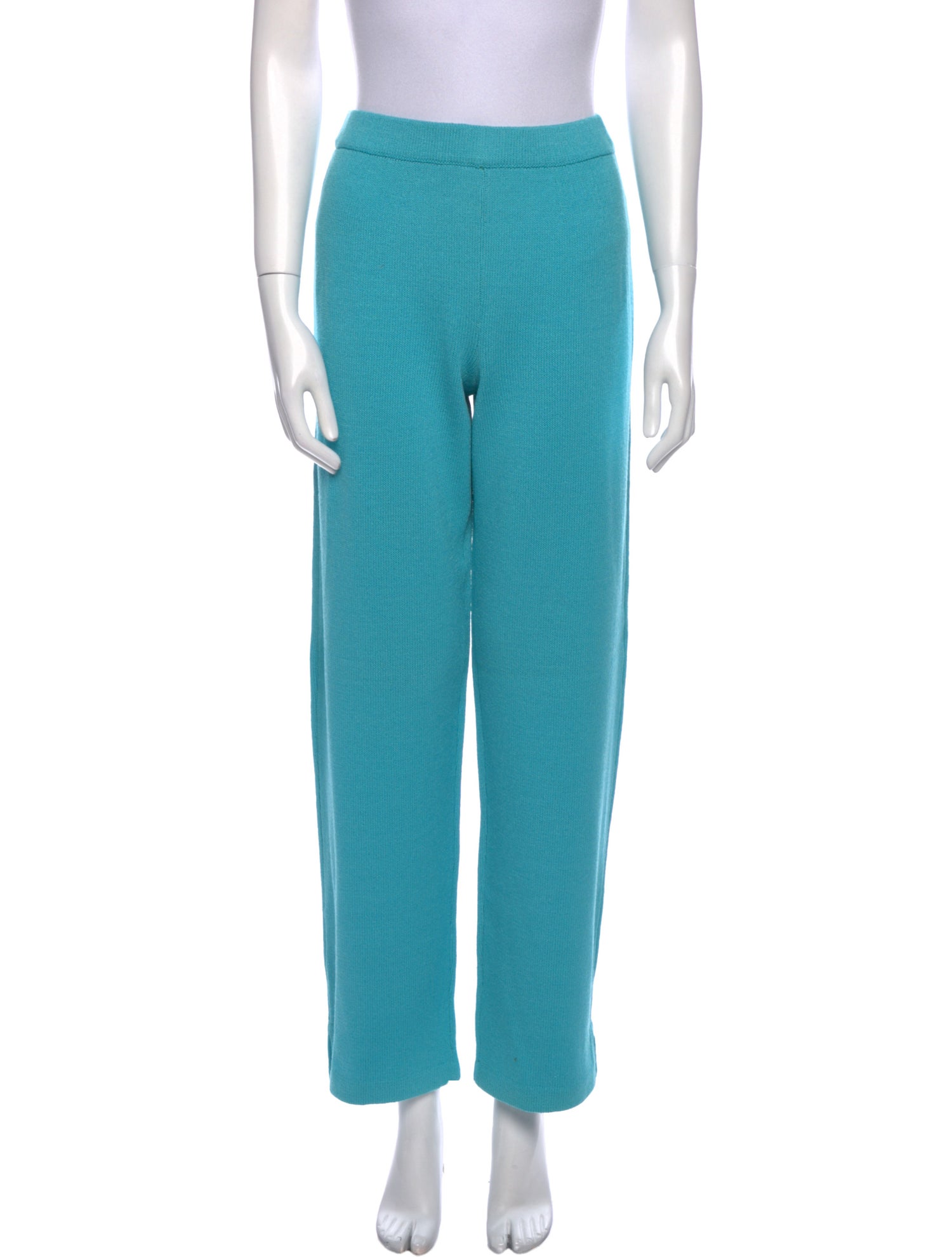 St. John Evening Wool Straight Leg Pants