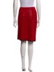 St. John Evening Wool Knee-Length Skirt