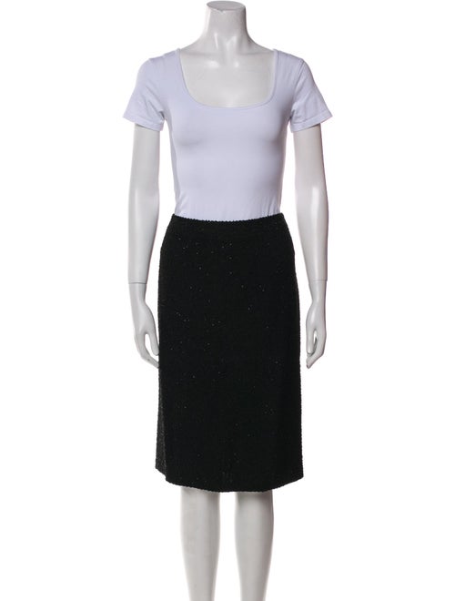 St. John Evening Crystal Embellishments Skirt Set