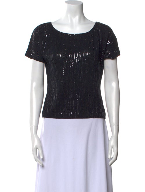 St. John Evening Scoop Neck Short Sleeve T-Shirt