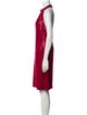 St. John Evening Halterneck Knee-Length Dress
