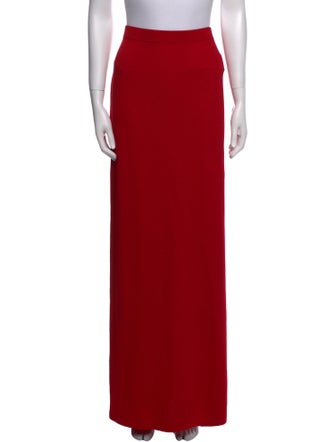 St. John Evening Wool Long Skirt