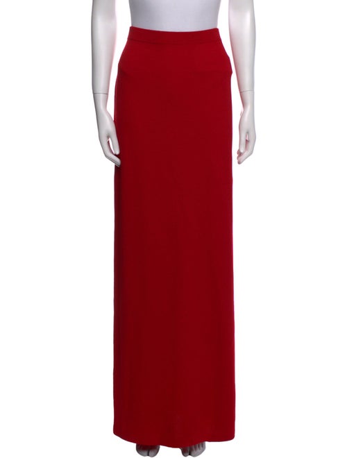 St. John Evening Wool Long Skirt