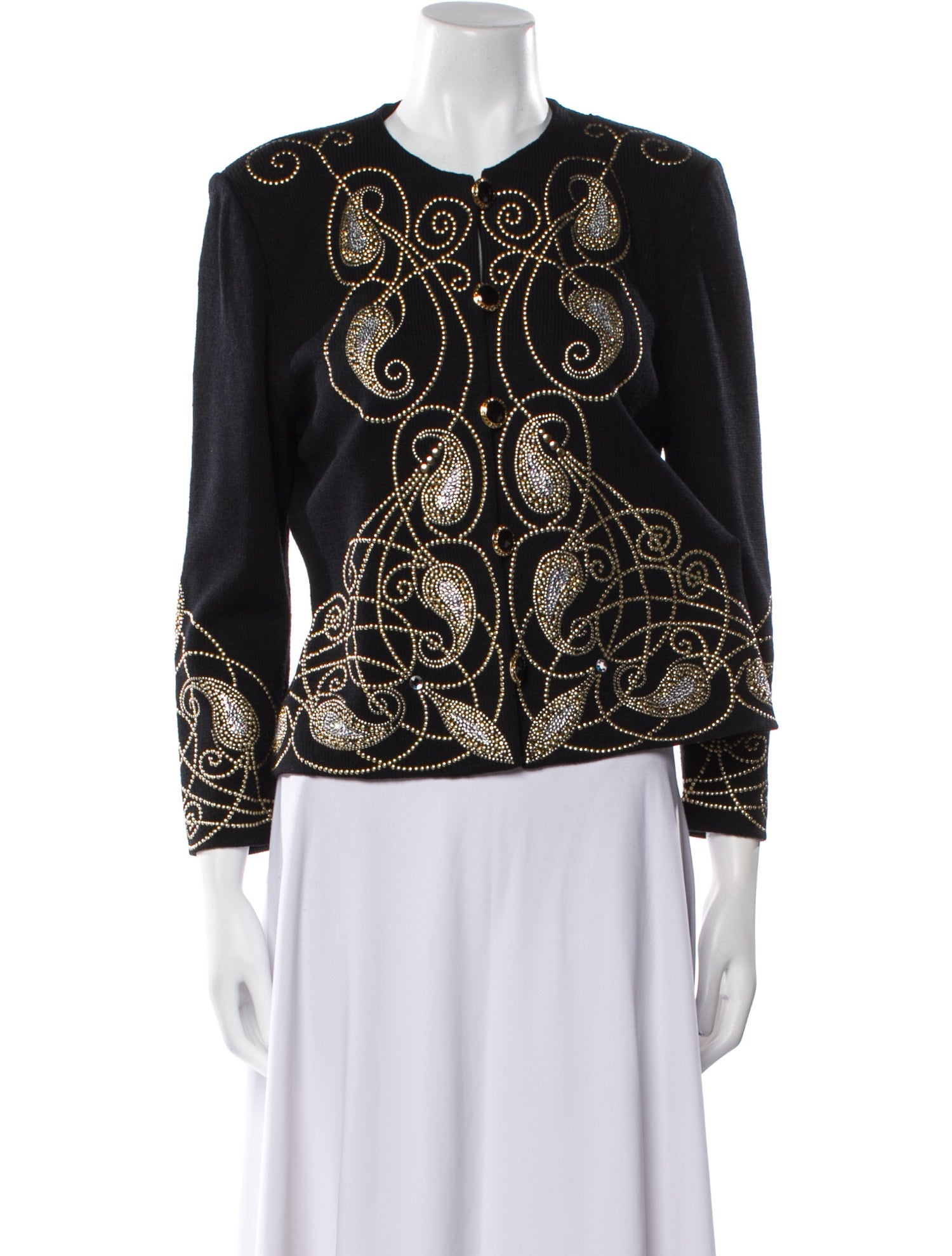 St. John Evening Printed Evening Jacket