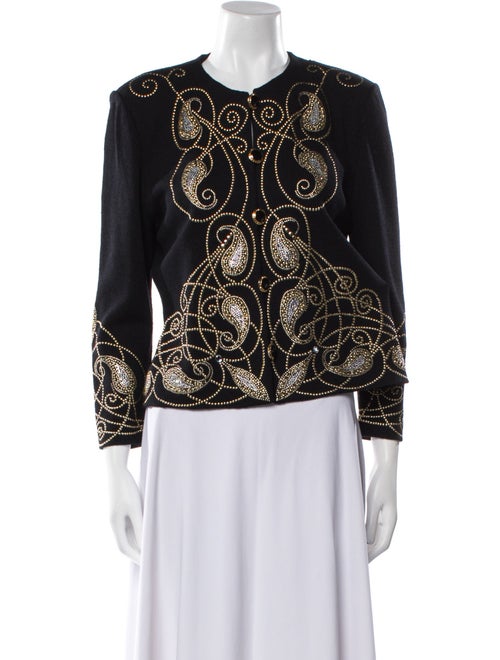 St. John Evening Printed Evening Jacket