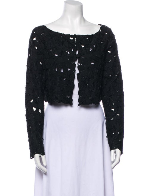 St. John Evening Silk Printed Evening Jacket