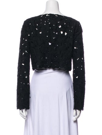 St. John Evening Silk Printed Evening Jacket