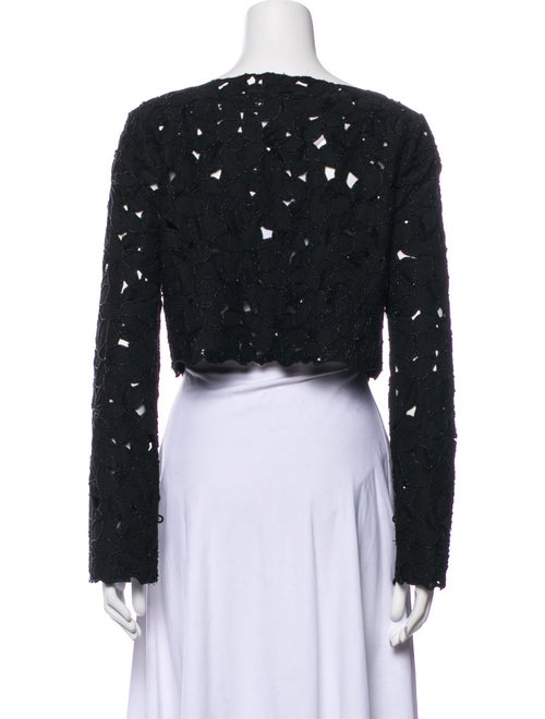 St. John Evening Silk Printed Evening Jacket