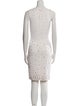 St. John Evening Wool Knee-Length Dress