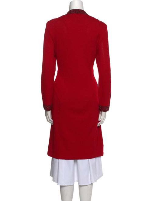 St. John Evening Wool Crew Neck Sweater