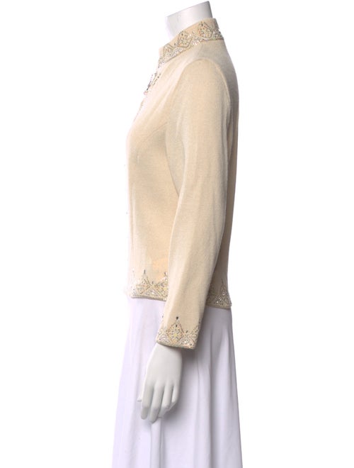 St. John Evening Mock Neck Sweater