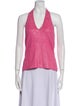 St. John Evening Halterneck Sleeveless Top