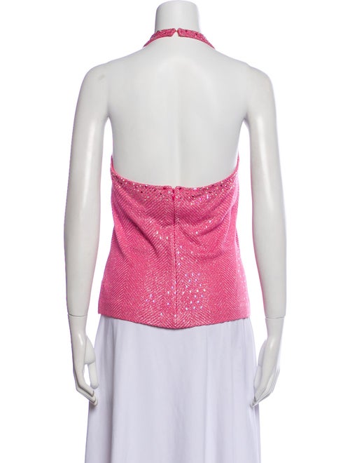 St. John Evening Halterneck Sleeveless Top