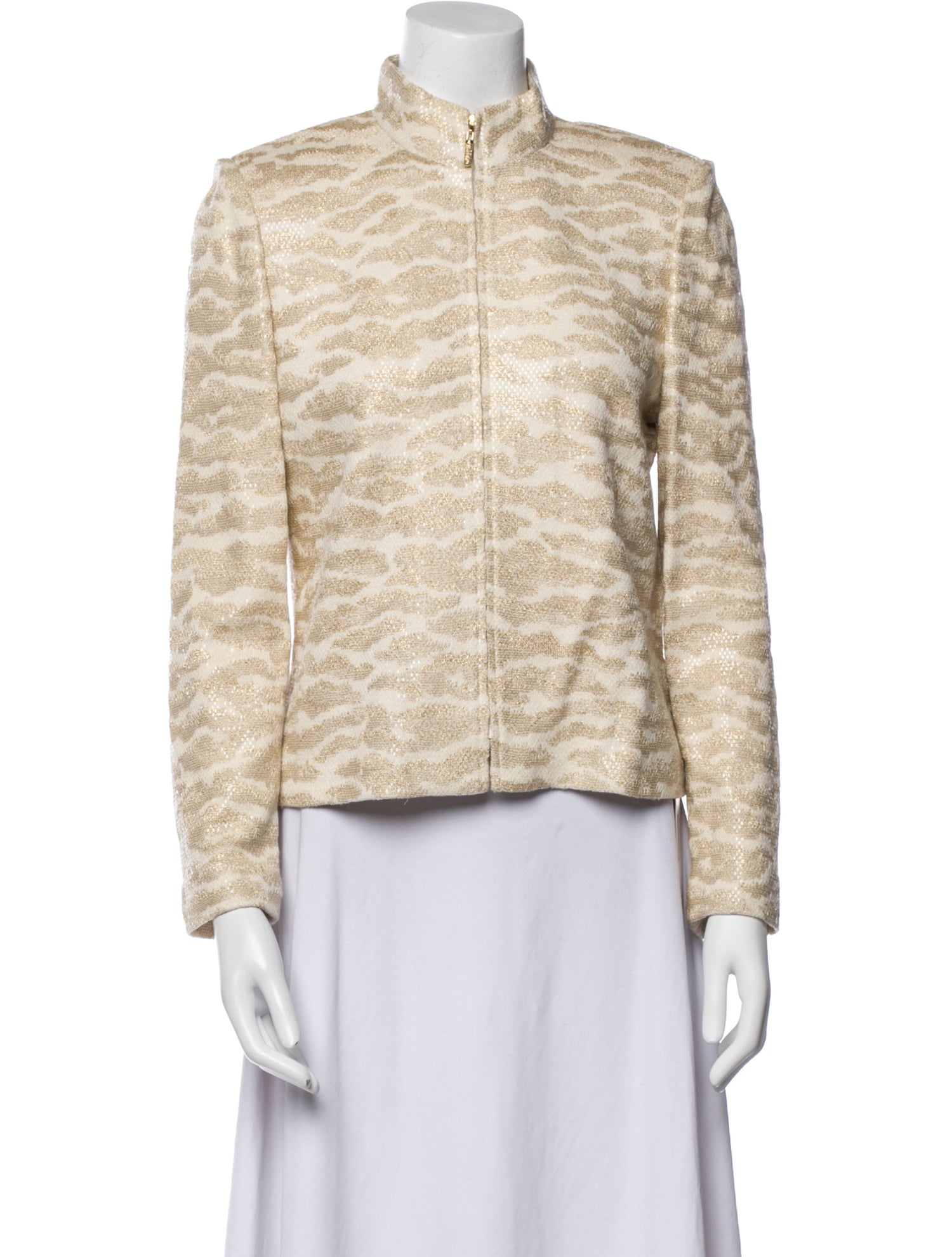 St. John Evening Tweed Pattern Jacket