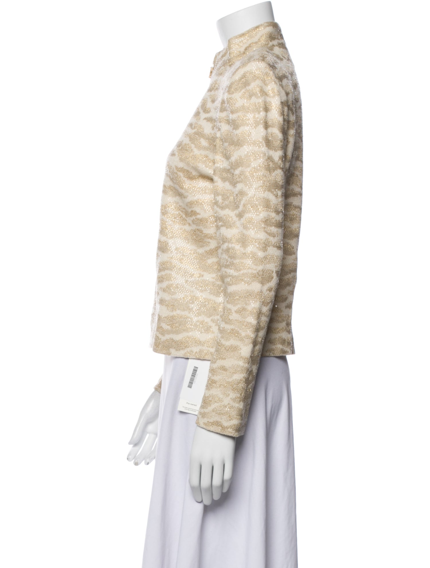 St. John Evening Tweed Pattern Jacket