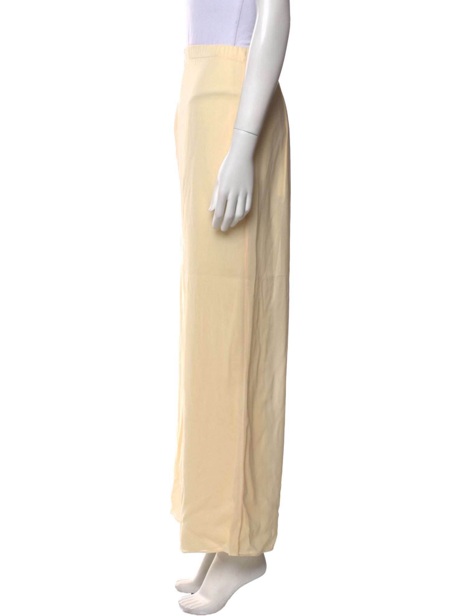 St. John Evening Silk Wide Leg Pants