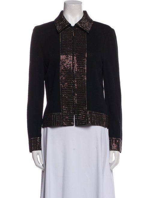 St. John Evening Printed Evening Jacket