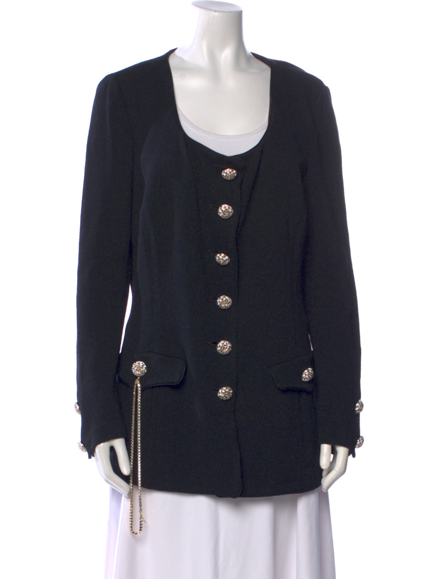 St. John Evening Scoop Neck Sweater