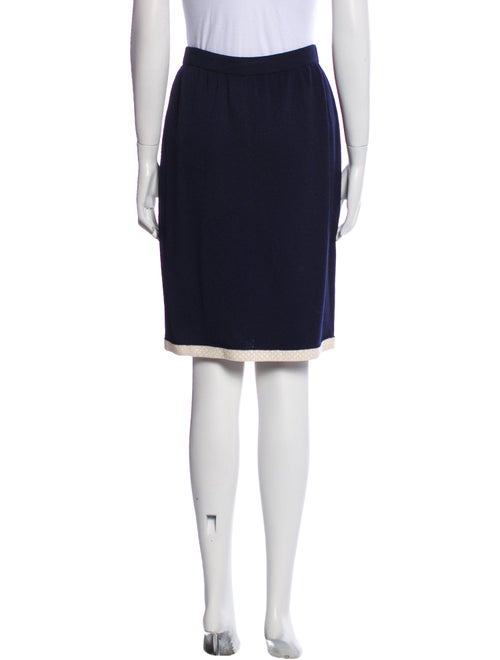 St. John Evening Sequin Embellishments Knee-Length Skirt