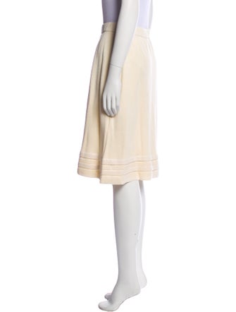 St. John Evening Crystal Embellishments Knee-Length Skirt