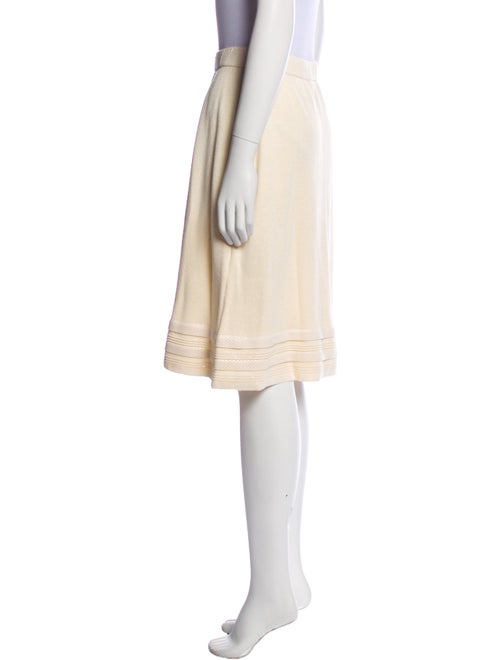 St. John Evening Crystal Embellishments Knee-Length Skirt