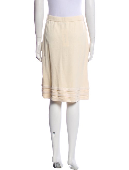 St. John Evening Crystal Embellishments Knee-Length Skirt