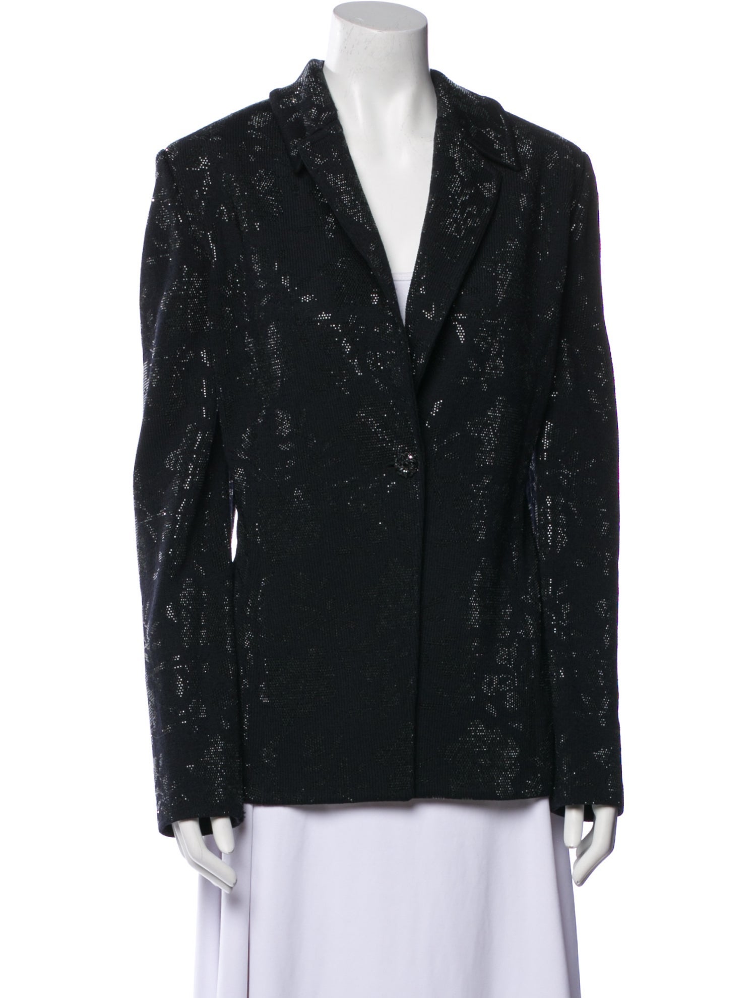 St. John Evening Tweed Pattern Evening Jacket