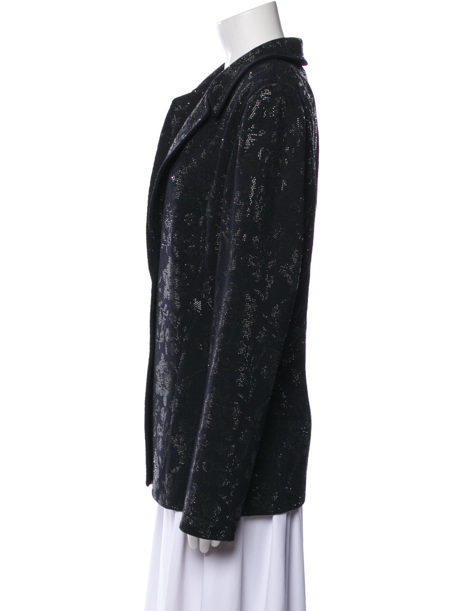 St. John Evening Tweed Pattern Evening Jacket