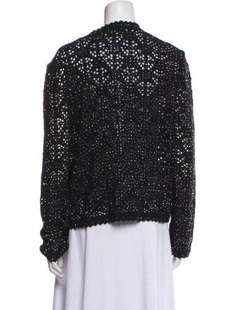 St. John Evening Wool Printed Evening Jacket