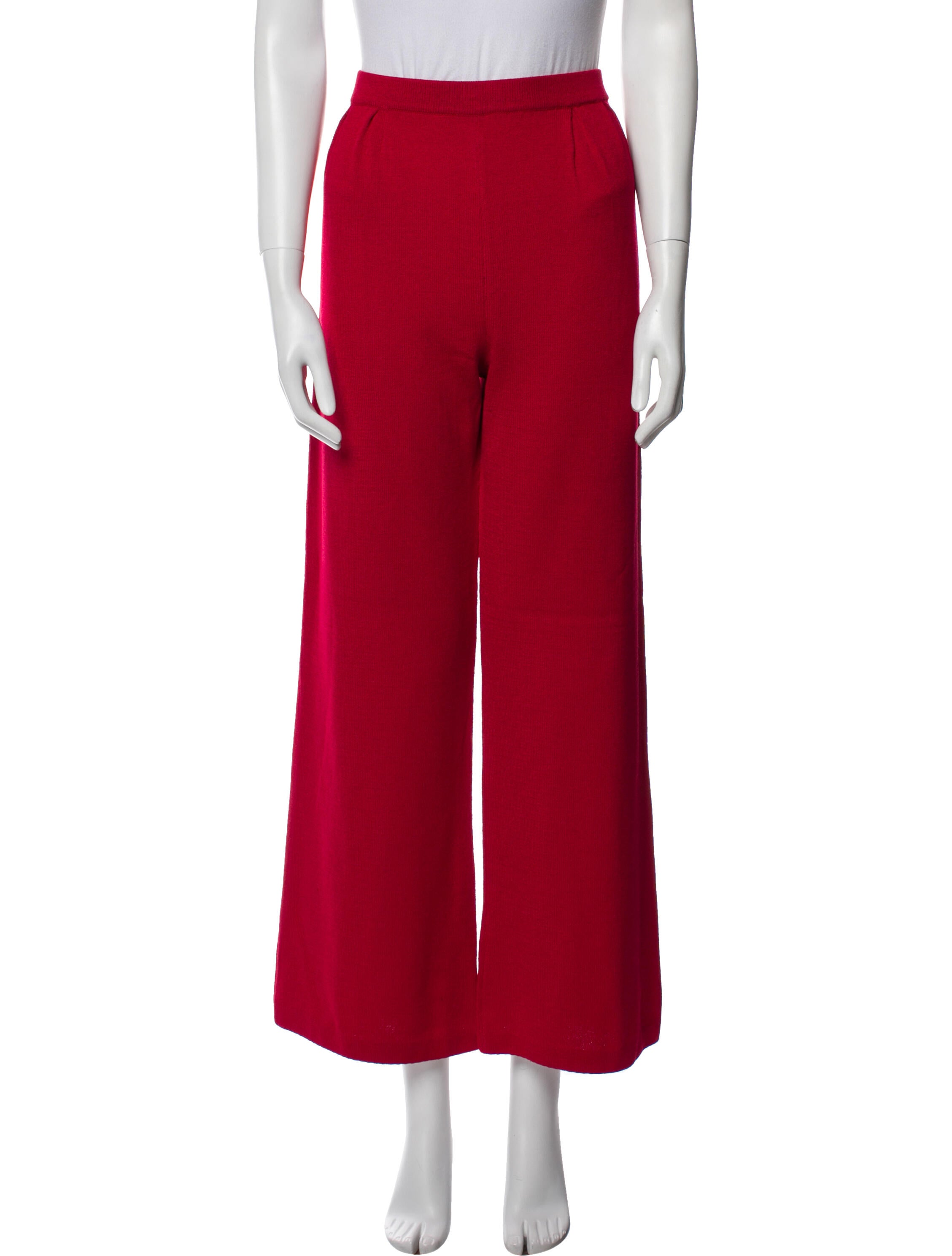 St. John Evening Wool Wide Leg Pants