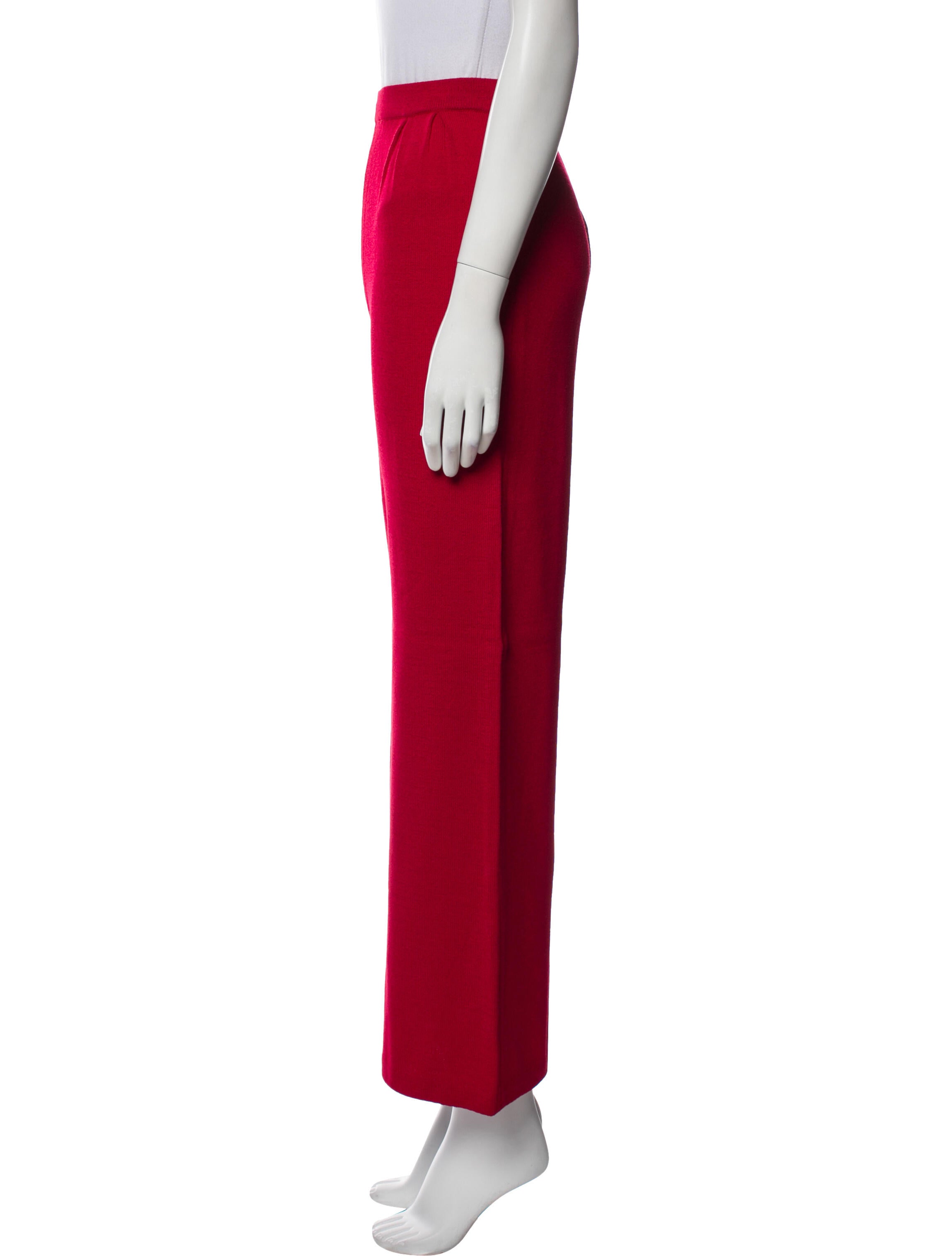 St. John Evening Wool Wide Leg Pants