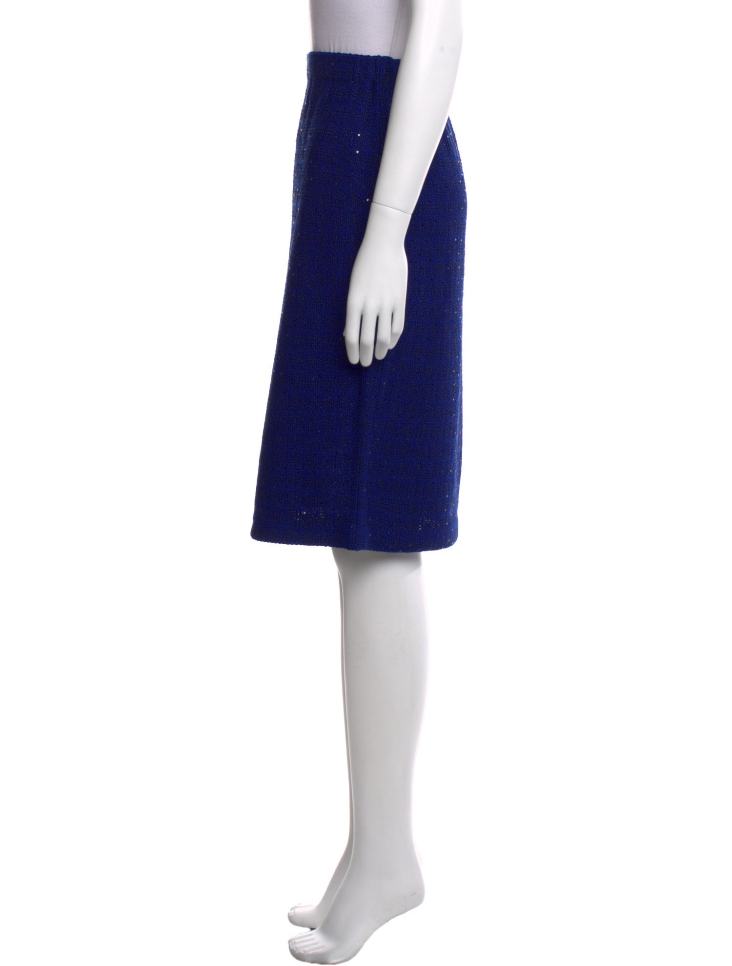 St. John Evening Sequin Embellishments Knee-Length Skirt