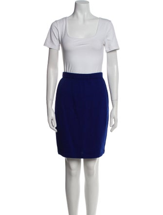 St. John Evening Colorblock Pattern Sequin Embellishments Skirt Suit