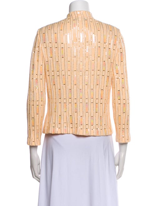 St. John Evening Wool Tweed Pattern Jacket