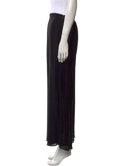 St. John Evening Silk Wide Leg Pants