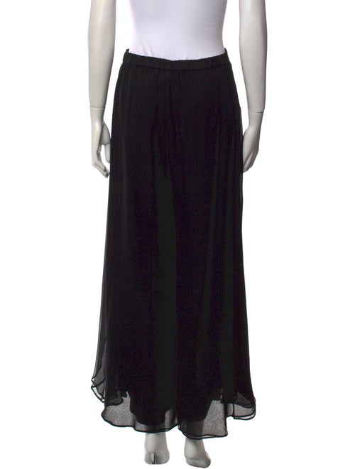 St. John Evening Silk Wide Leg Pants