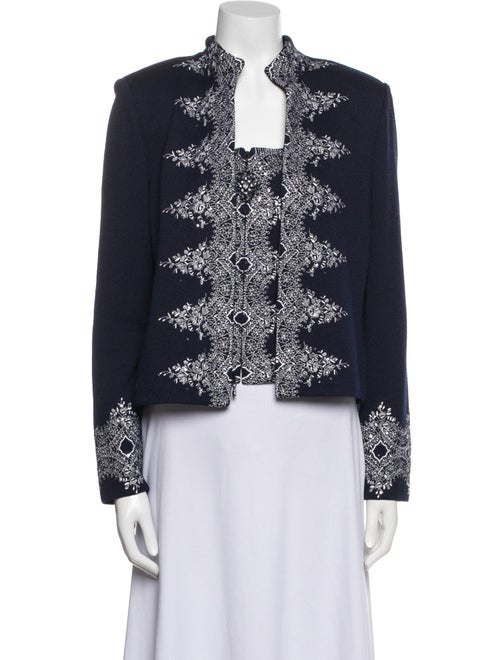 St. John Evening Printed Crystal Embellishments Set