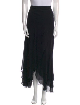 St. John Evening Silk Long Skirt