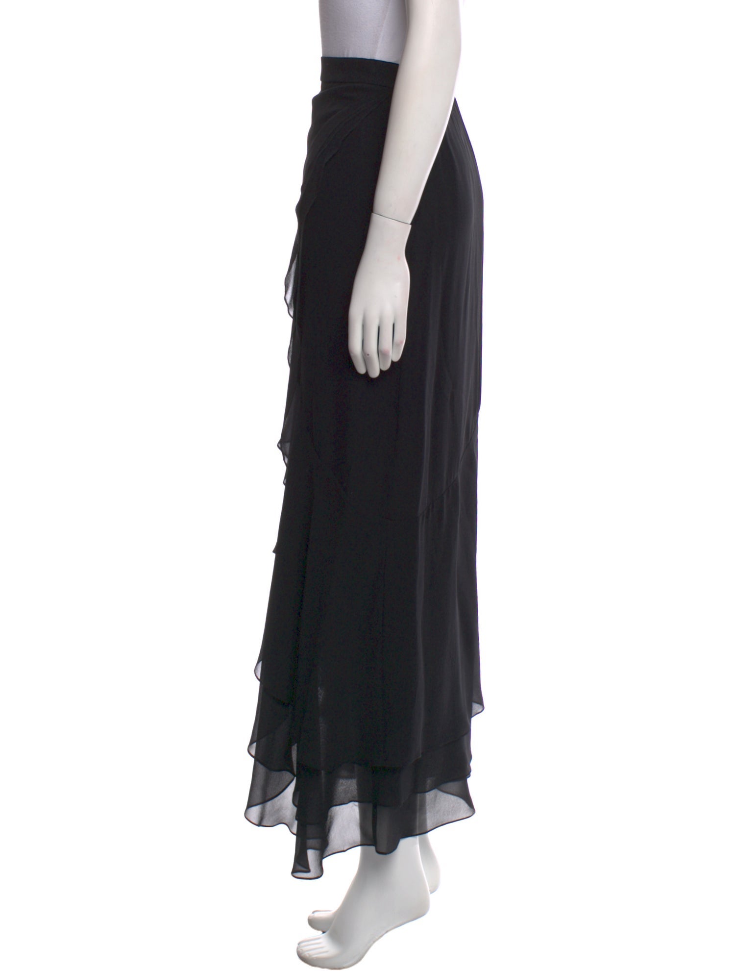 St. John Evening Silk Long Skirt
