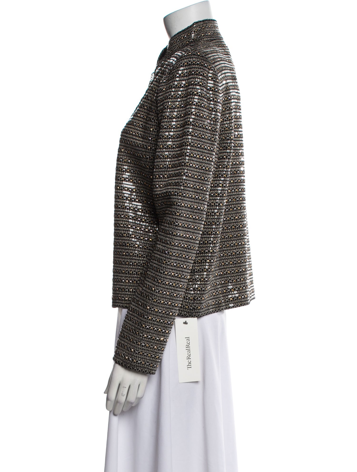 St. John Evening Tweed Pattern Evening Jacket w/ Tags