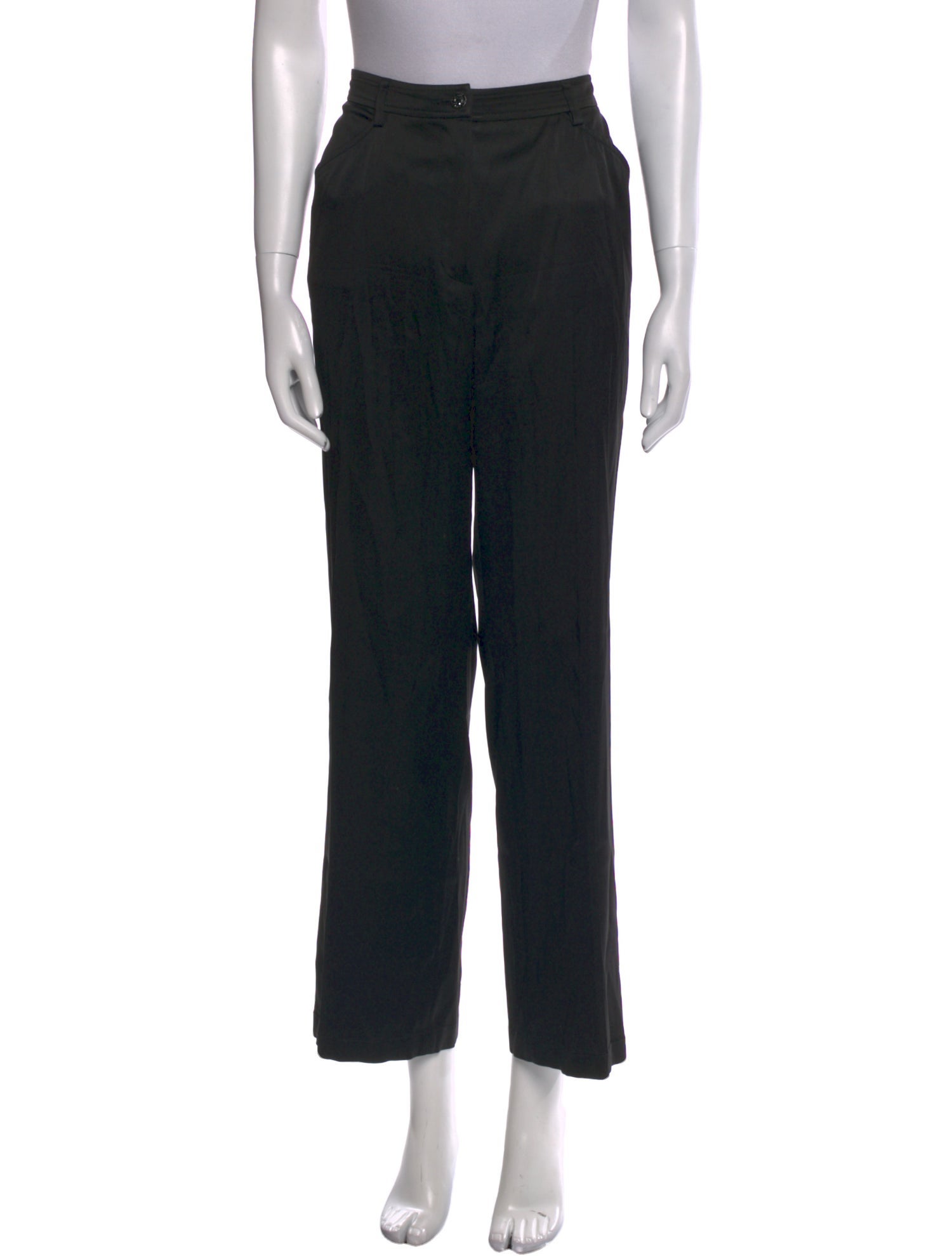 St. John Evening Velvet Straight Leg Pants